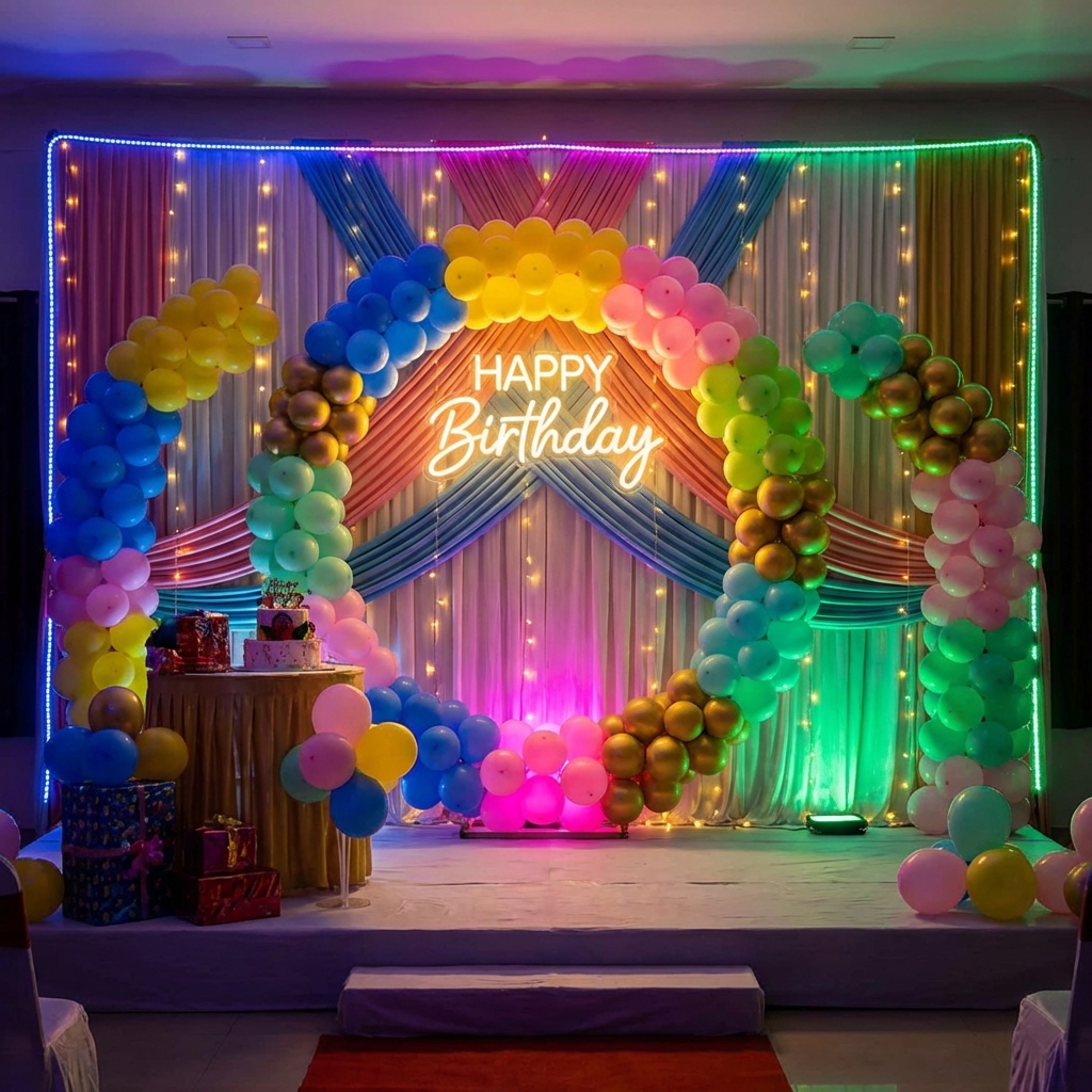 Birthday Balloon Stage